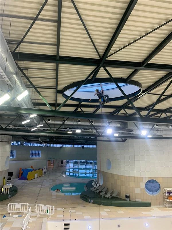 Intervention de cordistes MS Access pour suspendus au-dessus de l’eau chez EQUANS à Chateauroux (bâtiment) – 2